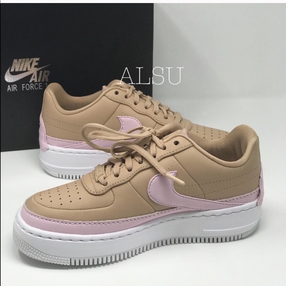 nike air force 1 jester beige and pink